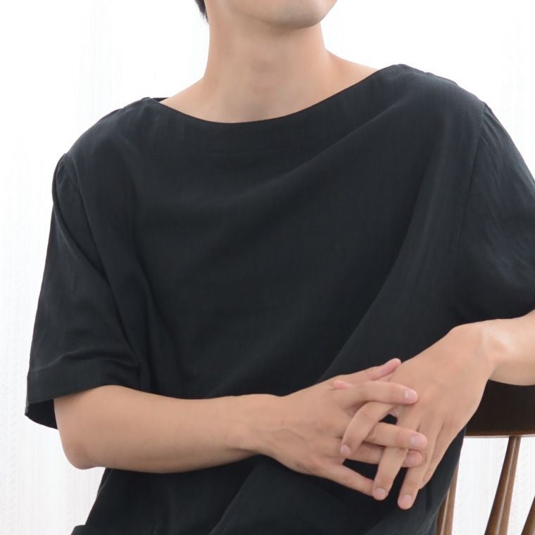 メンズ / レディース スリーパー 五分袖 半袖 かぶり 丸首 [ちきりん