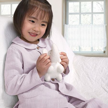 受注生産商品】子供 パジャマ 長袖 前開き 衿付き 綿100％二重ガーゼ